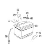 BE730H70AA - : Storage Battery for Mopar Image