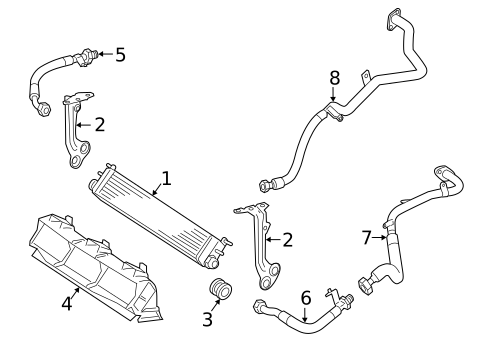 Oil Cooler for 2006 Mercedes-Benz SL65 AMG #0