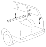 649016004003 - Body: Tonneau Cover for Toyota: Land Cruiser Image