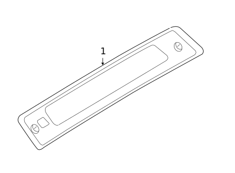High Mounted Stop Lamp for 2014 Volvo XC90 #0