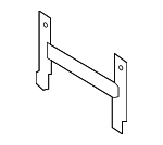 31391625 - Body: License Plate Bracket for Volvo Image