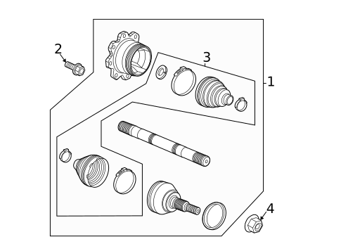 Axle Shaft for 2022 Chevrolet Silverado 3500 HD #0
