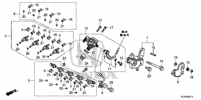 Fuel Injector (2.4L) for 2019 Honda CR-V #0
