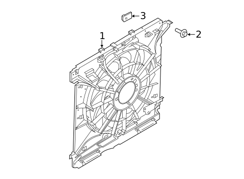Cooling Fan for 2021 Ford Explorer #0