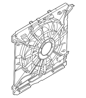 P1MZ8C607G - : Fan Assembly for Ford: Police Interceptor Utility Image