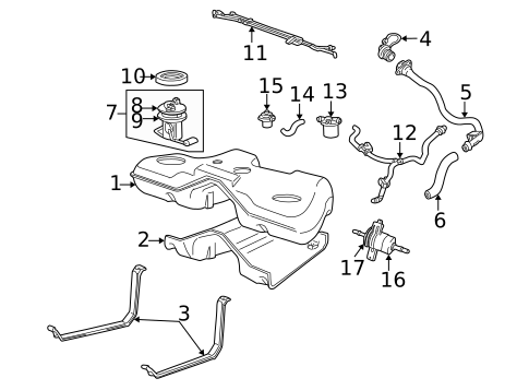 Hardware, Fasteners & Fittings for 2006 Lincoln LS #0