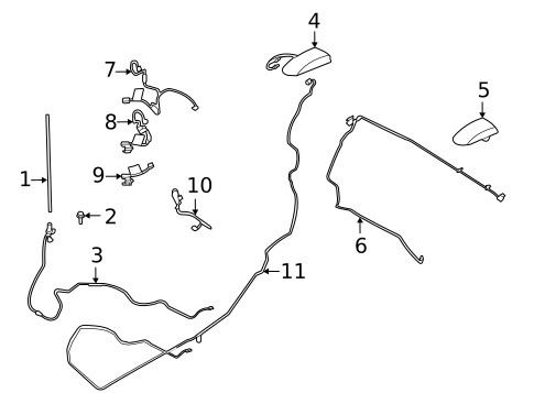 Antenna & Radio for 2022 Ford F-150 #1