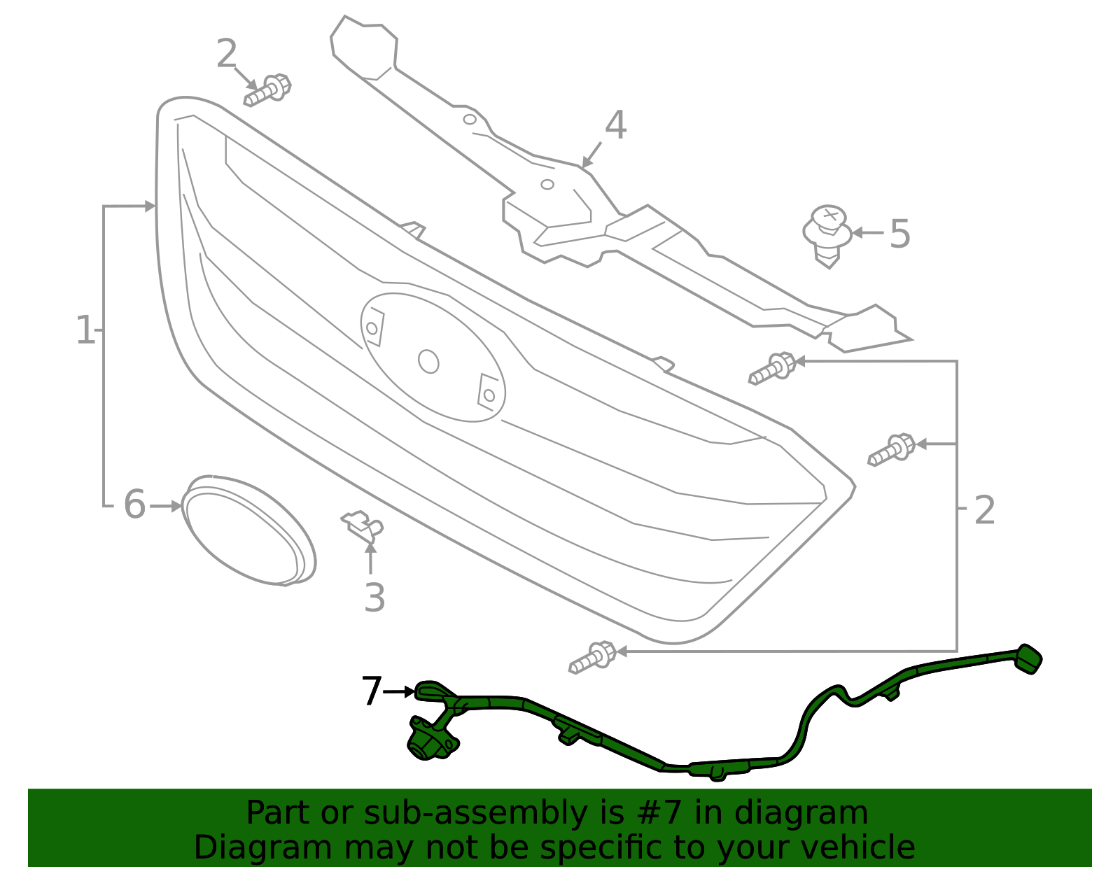 2020-2024 Subaru Front Camera 86357AN000 | Subaru Online Parts