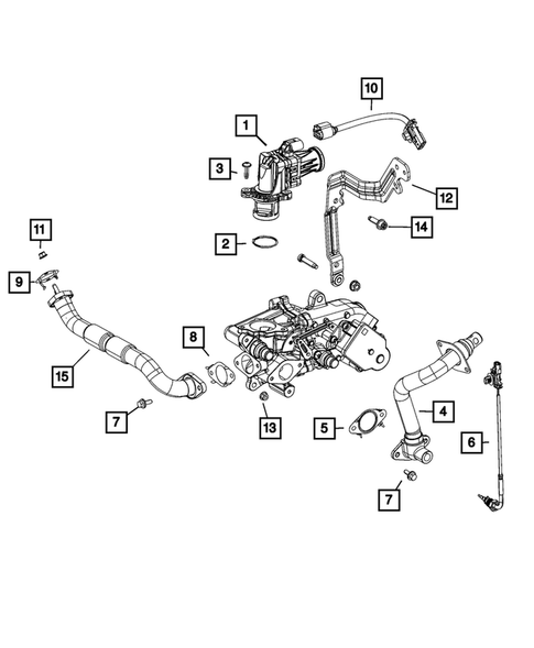 EGR System for 2019 Jeep Wrangler #1