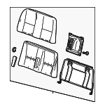 22810318 - Body: Seat Back Assembly for Chevrolet: Camaro Image
