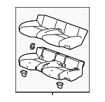 92221089 - Body: Cushion Assembly for Chevrolet: Camaro Image