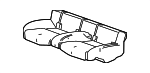 92230567 - Body: Seat Cushion Pad for Chevrolet: Camaro Image