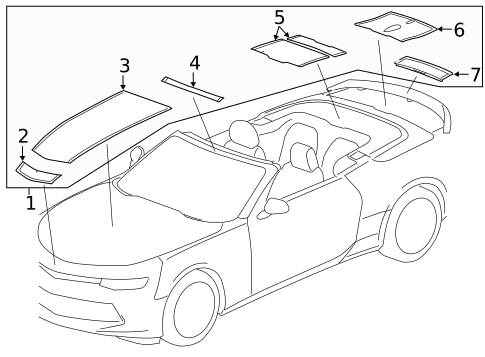 Stripe Tape for 2017 Chevrolet Camaro #2