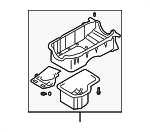 2152039601 - Engine: Oil Pan for Kia: Amanti Image
