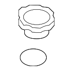 2651035000 - Engine: Filler Cap for Kia: Amanti, Sedona Image