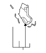 2135039001 - Engine: Outer Timing Cover for Kia: Amanti, Sedona Image