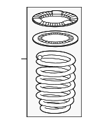 T4A11088 - Suspension: Coil Spring for Jaguar: F-Pace Image
