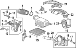 1725664AA00 - Unclassified: Intake Tube for Acura Image