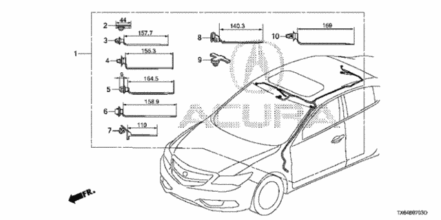 Wire Harness (4) for 2015 Acura ILX #0