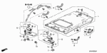 83244SDAA10ZA - Interior/Bumper: HANGER, COAT *NH220L* (CLEAR GRAY) for Acura Image