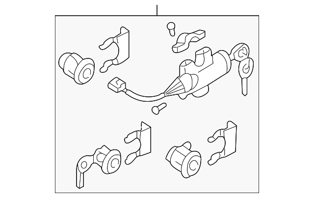 Lock Set - Nissan (K9810-7Z800)