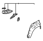 SU00309103 - Body: Inner Panel Assembly for Toyota: GR86 Image