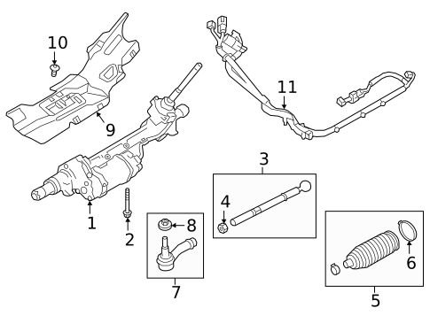 Steering Gear & Linkage for 2020 Jaguar E-Pace #0