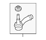 T4N20185 - : Outer Tie Rod for Jaguar: E-Pace Image