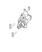 6101986 - Electrical: Hex Head Screw And Washer for Chrysler: 200, 300, Pacifica, Voyager | Dodge: Caliber, Challenger, Durango, Grand Caravan | Jeep: Cherokee, Compass, Gladiator, Grand Cherokee, Grand Cherokee L, Grand Cherokee WK, Patriot, Wrangler, Wrangler JK | Ram: 1500, 1500 Classic, ProMaster 1500, ProMaster 2500, ProMaster 3500 Image