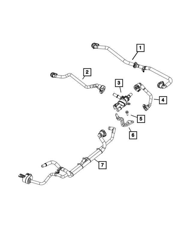 6511852AA - Emission Controls: Hex Head Screw And Washer for Mopar Image image