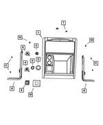 6505852AA - Interior Trim: Trim Panel Clip for Mopar Image