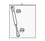 5K6827550D - Body: Strut for Volkswagen Image