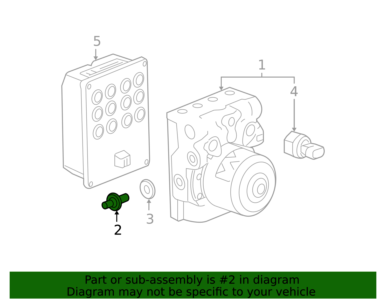 2004-2009 Cadillac ABS Pump Assembly Stud 11588304 | Parts McElveen