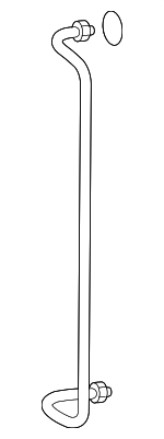 7L0317822B - Cooling System: Inlet Pipe for Volkswagen: Touareg Image