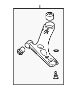 54500Q5000 - Suspension: Lower Control Arm for Kia: Seltos Image