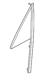 9Y0845114J - : Vent Glass for Porsche: Cayenne Image