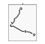 25450G3300 - : Water Hose Assembly for Hyundai Image