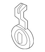 4L0867468A9B9 - Body: Insert Lock Plate for Audi Image