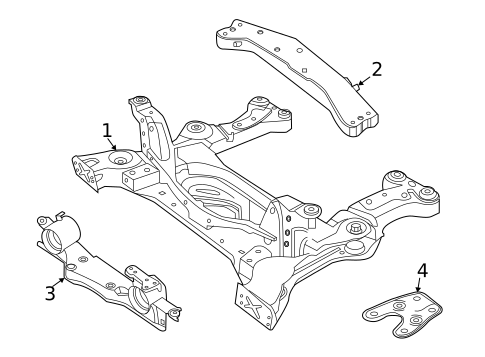 Suspension Mounting for 2024 Volkswagen ID.4 #1