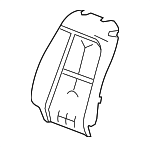 42625037 - : Galvanized Cool Driver Seat Back Latch Finish Cover for Chevrolet: Bolt EV Image