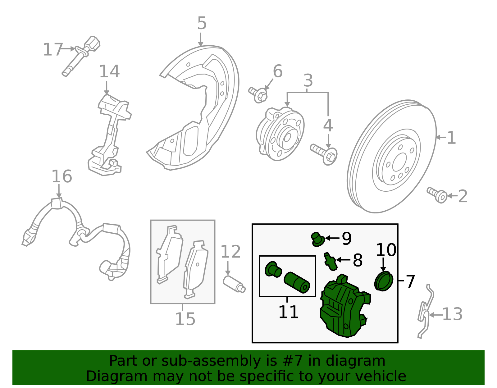 36010244 - Caliper - 2017-2021 Volvo | Volvo OEM Parts Direct