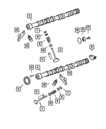 4777898AA - Engine 2.4L Four Cylinder: Exhaust Valve for Mopar Image