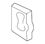 6131522020 - Body: Striker Retainer for Toyota: 4Runner, Corolla, Echo, Land Cruiser, MR2, Paseo, T100, Tercel, Tundra Image