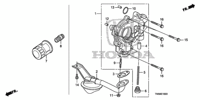 Oil Pump for 2011 Honda Insight #0