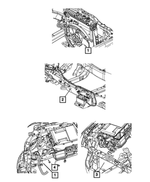 6105152AA - : Hex Flange Head Screw, Mounting for Chrysler: Aspen | Dodge: Dart, Durango, Nitro | Jeep: Liberty, Wrangler, Wrangler JK Image