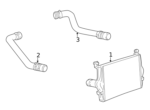 Intercooler for 2005 Ford Excursion #0