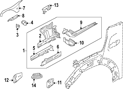 Structural Components & Rails for 2024 Mini Cooper #0