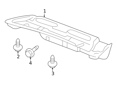 Interior Trim - Rear Body for 2007 Honda Accord #3