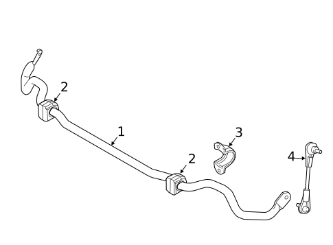 Stabilizer Bar & Components for 2020 BMW i8 #1