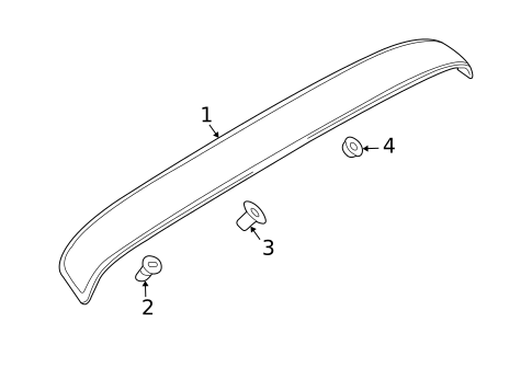 Spoiler for 2005 Kia Sorento #0